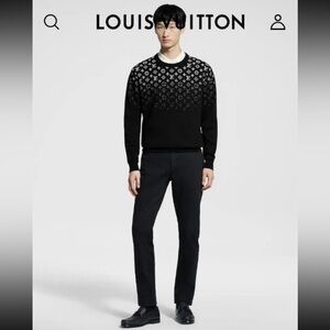 Louis Vuitton LV Men's Slim Stretch Denim Pants jeans size 34